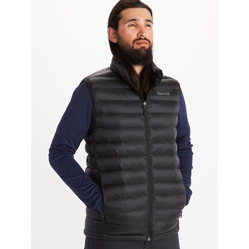 Marmot Solus Featherless Jackets - Mens Vest Black CA5612439 Canada